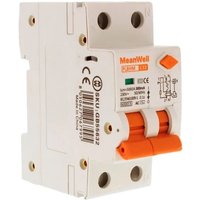 MeanWell AC Typ C Leitungsschutzschalter 1P+N 2M 6kA 300mA C32A 230V von MITEPEK