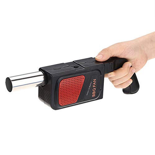 Akku-Laubbläser,Laubbläser BBQ-Ventilator-Luft-Gebläse Elektrohand Bentilator Bellows for Barbecue Outdoor-Camping-Picknick-Grill-Werkzeug-Kochen von MITINGER