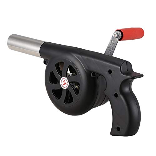 Akku-Laubbläser,Laubbläser Handkurbeln Barbecue Gebläse Grill Ventilator for Outdoor-Camping-Grill von MITINGER