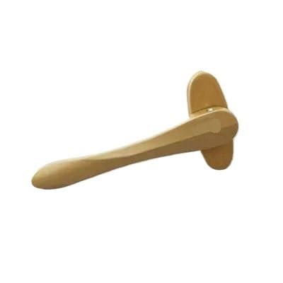 Aluminium Fenstergriffe Aluminiumlegierung Flügelfenster Fliegengitter Fenstergriff Falttür Schwertförmiger dünner Flacher quadratischer Stahlgriff(Gold) von MITINGER