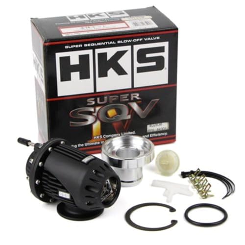 Boost Ventil Elektrisch Universal-Turbo-Blasenventil For Aluminium-Zugtyp Mit Adapter Schwarzer Silber(Black) von MITINGER