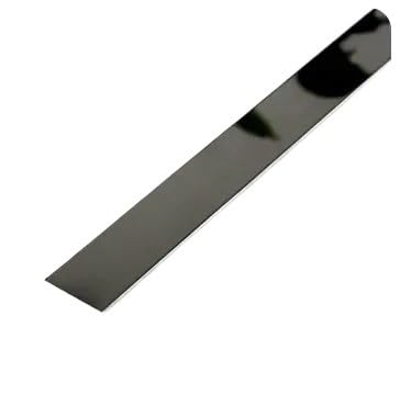 Edelstahl Wandleiste 3,0 M Flache Dekorative Linie Edelstahl,selbstklebender Möbel-Wandaufkleber For Wand-Deckenkantenstreifen(Stainless Steel -C,3cm) von MITINGER