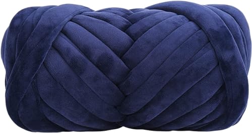 Häkelgarn,Grobes Garn 0,5 kg/1 kg dickes, sperriges, klobiges Garn, Handstricken, gewebter Faden, Korbdecke, Teppiche, Riesengarn, DIY-Arm, handgestrickte Decke(1KG-12) von MITINGER