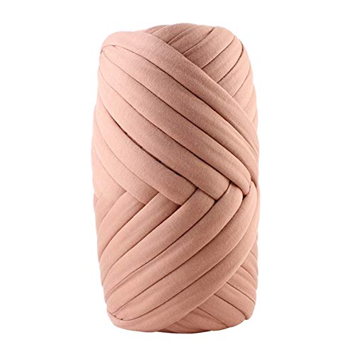 Häkelgarn,Grobes Garn 250g handgemachte gewebte Decke Linie Kerngarn DIY Stricken Grob Hand gestrickter super sperriger Arm Roving Häkeln Nähgarn(Khaki) von MITINGER