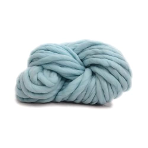 Häkelgarn,Grobes Garn Super dickes Filz-Roving-Garn, günstiges natürliches, grobes Garn, DIY-Strickdecke, Spinngarn, handgestricktes Zubehör(Lake blue) von MITINGER