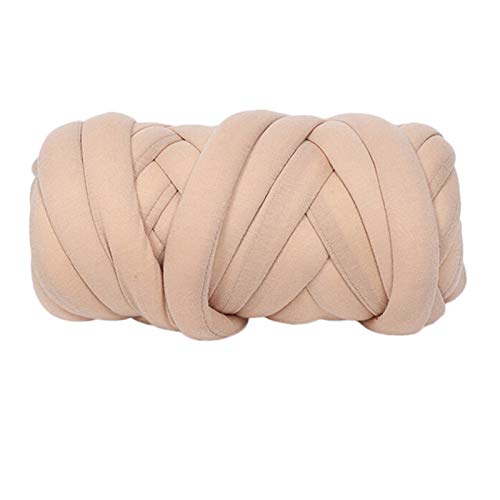 Häkelgarn,Grobes Garn Super sperriger Arm Strick Roving Gestrickte Decke Chunky Garn Super dickes Garn for Stricken/Häkeln/Teppich/Hüte(Khaki) von MITINGER