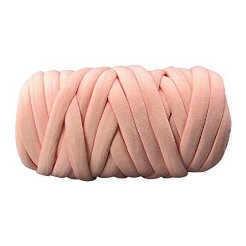 Häkelgarn,Grobes Garn Super sperriger Arm Strick Roving Gestrickte Decke Chunky Garn Super dickes Garn for Stricken/Häkeln/Teppich/Hüte(Light pink) von MITINGER