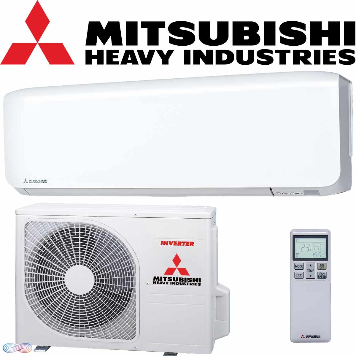 Mitsubishi Heavy Klimaanlage 2 kW SRK20ZS-WF weiß | Singlesplit Set"" von Mitsubishi Heavy