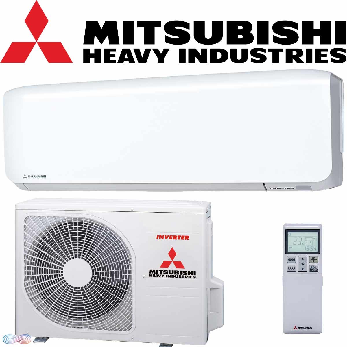 Mitsubishi Heavy Klimaanlage 2 kW SRK20ZS-WF weiß | Singlesplit Set"" Mitsubishi Heavy Klimaanlage 2 kW SRK20ZS-WF weiß | Singlesplit Set"" von Mitsubishi Heavy