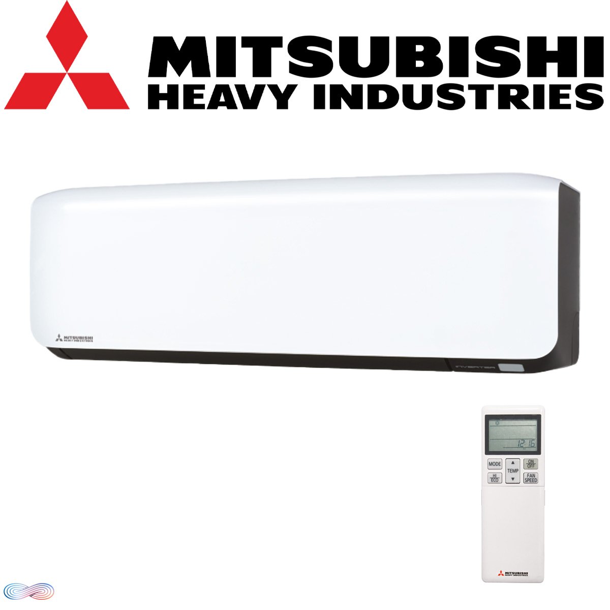 Mitsubishi Heavy Wandgerät SRK25ZS-WFB 2,5 kW | Schwarz - Weiß"" Mitsubishi Heavy Wandgerät SRK25ZS-WFB 2,5 kW | Schwarz - Weiß"" von Mitsubishi Heavy