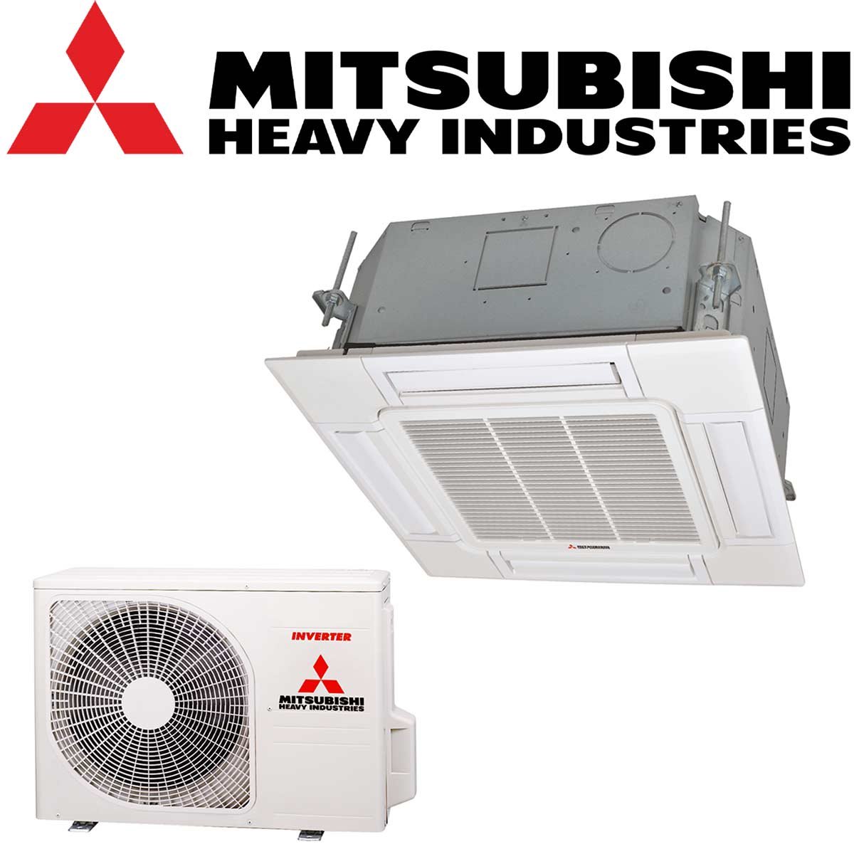 Mitsubishi Heavy Deckenkassette Set 4,0 kW inkl. Standartpaneel |... von Mitsubishi Heavy