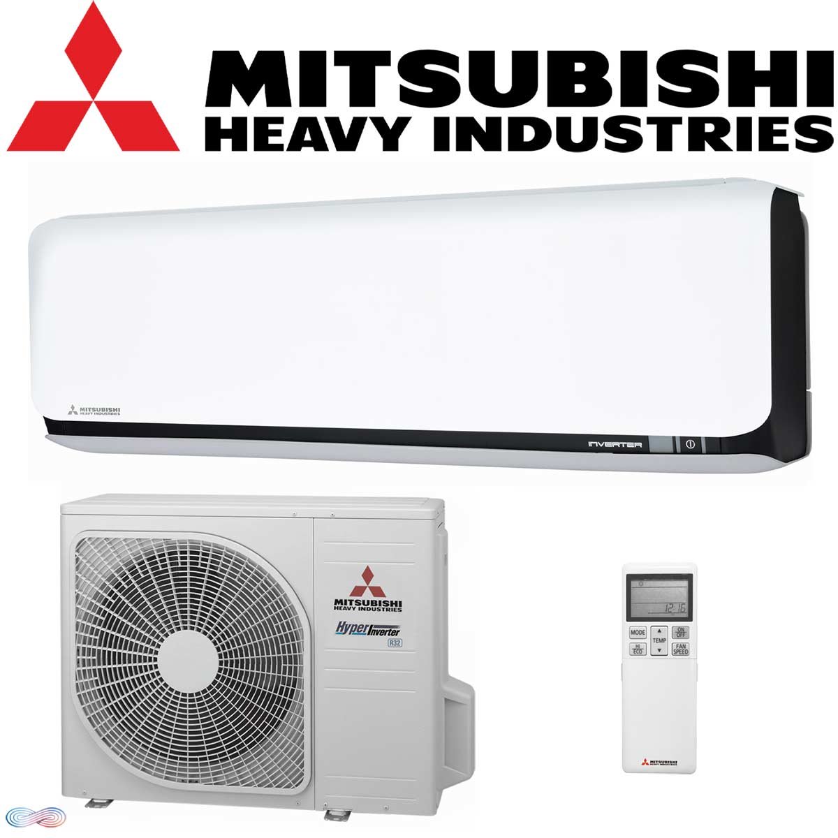 Mitsubishi Heavy Klimaanlage SRK25ZSX-WFB 2,5 kW | Schwarz |... von Mitsubishi Heavy