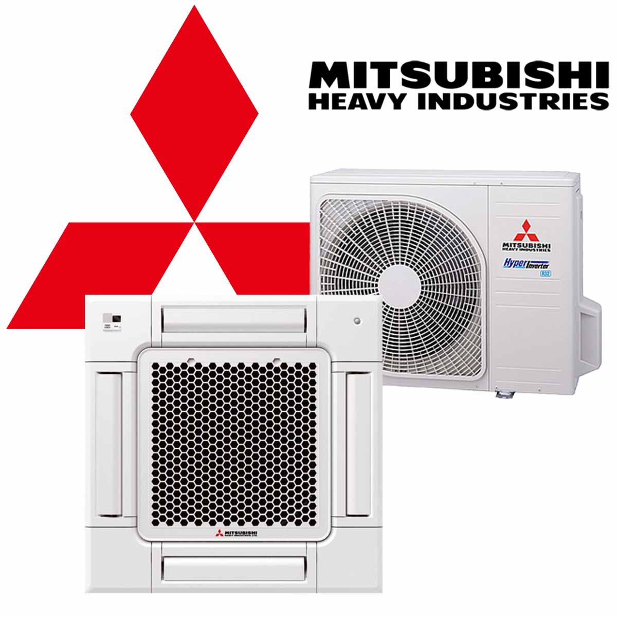 SET MITSUBISHI Deckenkassette FDTC 4,0kW inkl. Komfortpaneel &... von Mitsubishi Heavy
