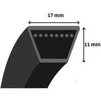 Glatter Trapezriemen Mitsuboshi B47 von MITSUBOSHI