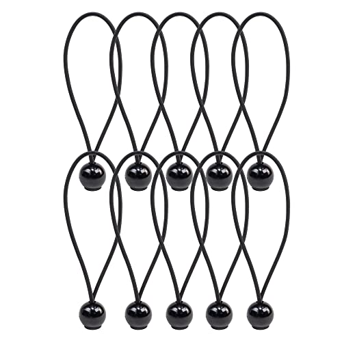 MITSY Spanngummis mit Kugel 15 cm 30 Stück Planenspanner Gummispanner mit Kugel Zeltgummis Expanderseil mit Kugel MITSY Spanngummis mit Kugel 15 cm 30 Stück Planenspanner Gummispanner mit Kugel Zeltgummis Expanderseil mit Kugel von MITSY