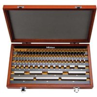 Mitutoyo Endmaßsatz, metrisch, Prüfzert., ISO 87 Endmaße, Klasse 1, Stahl von MITUTOYO