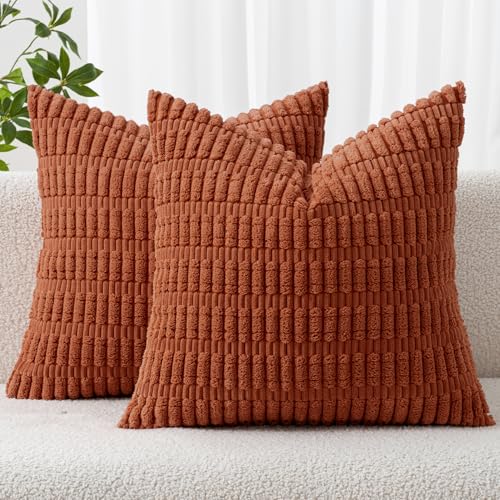 MIULEE 50x50 cm Kordsamt Kissenbezüge Herbst Moderne Kissenhüllen Dekorative Sofakissen Dekokissen Weicher Zierkissenbezug für Wohnzimmer Sofa Schlafzimmer 2er Set Boho Dekor Karamell MIULEE 50x50 cm Kordsamt Kissenbezüge Herbst Moderne Kissenhüllen Dekorative Sofakissen Dekokissen Weicher Zierkissenbezug für Wohnzimmer Sofa Schlafzimmer 2er Set Boho Dekor Karamell von MIULEE
