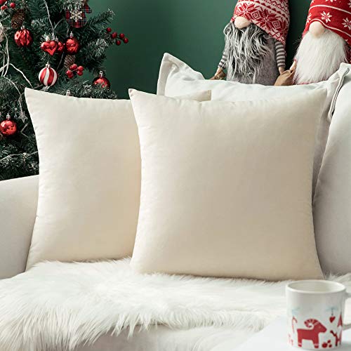 MIULEE 2er Set Samt Weihnachten Weihnachten Kissenbezüge Kissenhülle Kissenbezug Sofakissen Dekorative Dekokissen Couchkissen Zierkissen mit Verstecktem Reißverschluss für Sofa Schlafzimmer 55x55 cm MIULEE 2er Set Samt Weihnachten Weihnachten Kissenbezüge Kissenhülle Kissenbezug Sofakissen Dekorative Dekokissen Couchkissen Zierkissen mit Verstecktem Reißverschluss für Sofa Schlafzimmer 55x55 cm von MIULEE