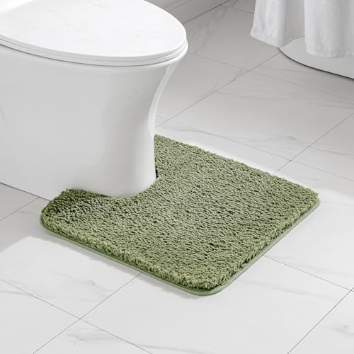 MIULEE Badematte Weiche Badteppich rutschfest Badvorleger Fußmatte Badzimmermatte Bettvorleger Flauschig Teppich Badezimmerteppich Duschmatte für Bade & Wohnzimmer Schlafzimmer 50x50 cm Olivgrün MIULEE Badematte Weiche Badteppich rutschfest Badvorleger Fußmatte Badzimmermatte Bettvorleger Flauschig Teppich Badezimmerteppich Duschmatte für Bade & Wohnzimmer Schlafzimmer 50x50 cm Olivgrün von MIULEE