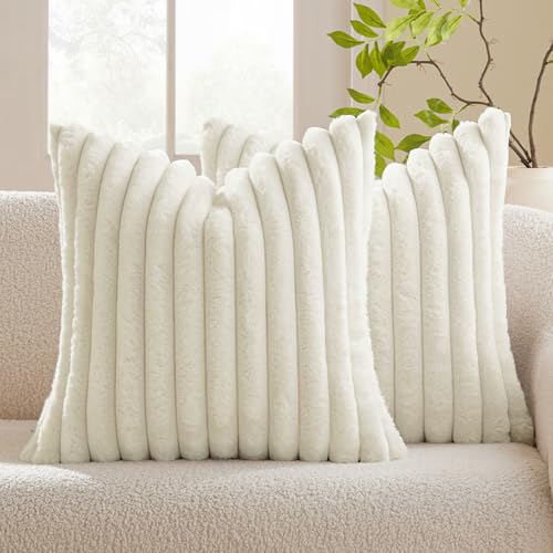 MIULEE Plüsch Kissenbezug 40x40 Deko Flauschige Kissenbezüge Kunstpelz Fell Sofakissen Flauschig Dekokissen Kissenhülle für Wohnzimmer Schlafzimmer Sofa Kuschelkissen Beige 2er Set MIULEE Plüsch Kissenbezug 40x40 Deko Flauschige Kissenbezüge Kunstpelz Fell Sofakissen Flauschig Dekokissen Kissenhülle für Wohnzimmer Schlafzimmer Sofa Kuschelkissen Beige 2er Set von MIULEE