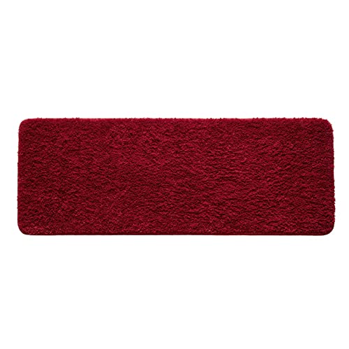 MIULEE Teppich Badematte Badezimmerteppich Bettvorleger rutschfest Badteppich Badvorleger Saugfähige Duschvorleger Waschbar Fussmatte für Wohnzimmer Schlafzimmer Badezimmer 45x120 cm Rot MIULEE Teppich Badematte Badezimmerteppich Bettvorleger rutschfest Badteppich Badvorleger Saugfähige Duschvorleger Waschbar Fussmatte für Wohnzimmer Schlafzimmer Badezimmer 45x120 cm Rot von MIULEE