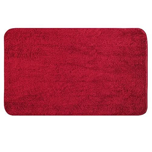 MIULEE Badezimmerteppich Teppich Badematte rutschfest Waschbar Badteppich Bettvorleger Badvorleger Saugfähige Duschvorleger Fussmatte für Wohnzimmer Schlafzimmer Badezimmer 40x60 cm Rot MIULEE Badezimmerteppich Teppich Badematte rutschfest Waschbar Badteppich Bettvorleger Badvorleger Saugfähige Duschvorleger Fussmatte für Wohnzimmer Schlafzimmer Badezimmer 40x60 cm Rot von MIULEE