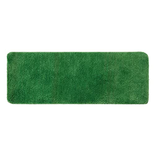 MIULEE Teppich Badematte Badezimmerteppich rutschfest Waschbar Badteppich Bettvorleger Badvorleger Saugfähige Duschvorleger Fussmatte für Wohnzimmer Schlafzimmer Badezimmer 45x120 cm Grasgrün von MIULEE