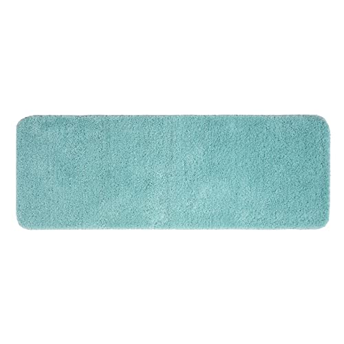 MIULEE Teppich Badematte Badezimmerteppich rutschfest Waschbar Badteppich Bettvorleger Badvorleger Saugfähige Duschvorleger Fussmatte für Wohnzimmer Schlafzimmer Badezimmer 45x120 cm Himmelblau MIULEE Teppich Badematte Badezimmerteppich rutschfest Waschbar Badteppich Bettvorleger Badvorleger Saugfähige Duschvorleger Fussmatte für Wohnzimmer Schlafzimmer Badezimmer 45x120 cm Himmelblau von MIULEE