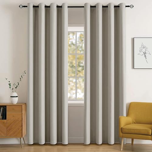 MIULEE Verdunklungsvorhänge Zement-Grau Vorhänge Blickdicht 2er Set 225 cm Lang,Gardinen Fenster Abdunkeln Ösen Wohnzimmer Schlafzimmer, Fenster Vorhang Verdunkelung Thermovorhang H 225 x B 140 MIULEE Verdunklungsvorhänge Zement-Grau Vorhänge Blickdicht 2er Set 225 cm Lang,Gardinen Fenster Abdunkeln Ösen Wohnzimmer Schlafzimmer, Fenster Vorhang Verdunkelung Thermovorhang H 225 x B 140 von MIULEE