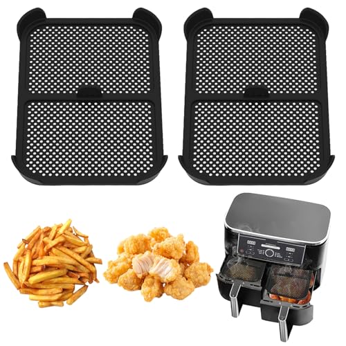 2 Stück Spritzschutz für Ninja AF400EU & AF451EU, Wiederverwendbar Silikon Spritzschutz für Ninja Heißluftfritteuse Zubehör, Effektiver Schutz der Heizspirale, Airfryer Zubehör, Einfache Reinigung 2 Stück Spritzschutz für Ninja AF400EU & AF451EU, Wiederverwendbar Silikon Spritzschutz für Ninja Heißluftfritteuse Zubehör, Effektiver Schutz der Heizspirale, Airfryer Zubehör, Einfache Reinigung von MIUUIPI