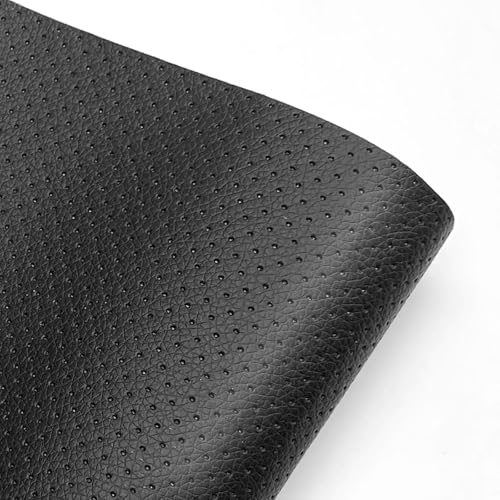 Atmungsaktive Lochung Leder Reparatur Flicken, 20X30CM Kunstleder Selbstklebend Reparatur Patch Starke Haftung, Einfach zu Applizieren, für Sofa, Autositz, Couch & Möbel (20X30CM, 2 Stück) von MIUUIPI