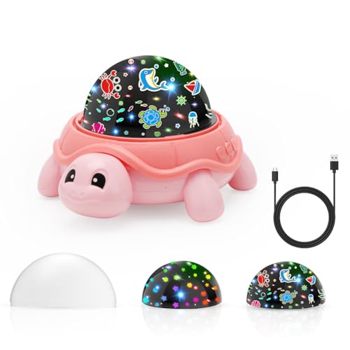 MIUUIPI Sternenhimmel Projektor Kinder, 360° Drehbar Nachtlicht Kinder, Geschenke für Mädchen ab 3 4 5 6 7 8 9 Jahre Mädchen, Nachtlicht Sternenhimmel, Nachtlampe Baby für Zimmer Deko von MIUUIPI