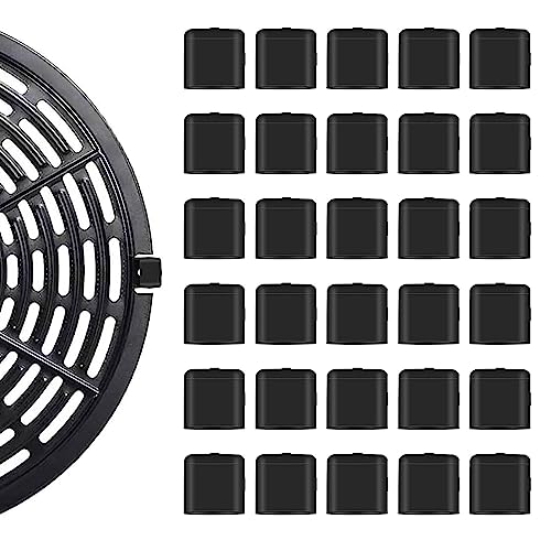 MIVAIUN 30 Stück Luft Fritteuse Gummi Puffer, Luftfritteuse Gummipuffer, Air Fryer Rubber Bumpers, Anti-Kratz Schutz Abdeckungen für Luft Fritteuse, Luft Fritteuse Teile von MIVAIUN