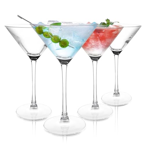 MIVIDE 4er-Set Martiniglas 250ml, Martini Gläser Cocktailgläser, Martiniglas Kristall für Restaurants, Partys von MIVIDE