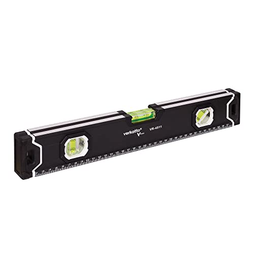 MIVOS - Aluminium Wasserwaage 40 cm Mit Magnet System und Aluminium-Gehäuse - 3 Libellen - Hohe Genauigkeit - Magnetisch von MIVOS
