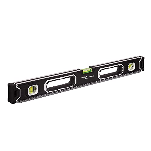 MIVOS - Aluminium Wasserwaage 60cm Mit Magnet System und Aluminium-Gehäuse - 3 Libellen - Hohe Genauigkeit - Magnetisch von MIVOS