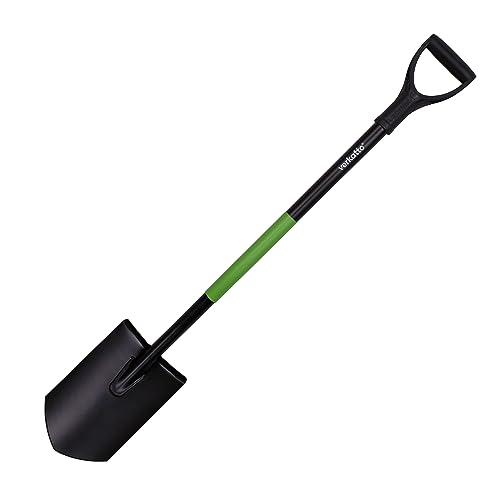 Mivos Ergonomic Spitzspaten aus Gehärtetem Stahl - 110 cm - Gärtnerspaten mit Ergonomischem Stiel und D-Griff - Grabspaten mit Spitzblatt und Breite Trittkante - Made in EU Mivos Ergonomic Spitzspaten aus Gehärtetem Stahl - 110 cm - Gärtnerspaten mit Ergonomischem Stiel und D-Griff - Grabspaten mit Spitzblatt und Breite Trittkante - Made in EU von MIVOS