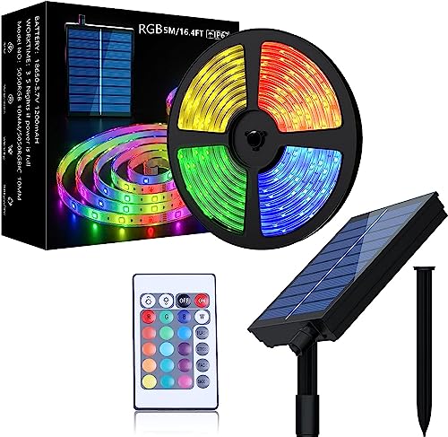 MIWATT 5M 5050 RGB Solar Lichtleiste, Solarbetriebene Phantom Auto Farbwechsel Lichtleiste, IP67 Wasserdicht, Baum Dach Weihnachten Hochzeit Party Pool Dekoration Lichtleiste … … MIWATT 5M 5050 RGB Solar Lichtleiste, Solarbetriebene Phantom Auto Farbwechsel Lichtleiste, IP67 Wasserdicht, Baum Dach Weihnachten Hochzeit Party Pool Dekoration Lichtleiste … … von MIWATT