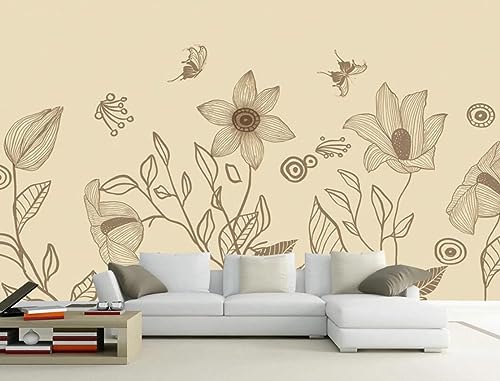 Fototapete 3D Effekt Tapete Einfache Retro Blumen Schmetterling 400x255cm Tapeten Vliestapete Wandbilder Schlafzimmer Wanddeko Kinderzimmer Wohnzimmer -MIWEI Wallpaper-ZXY-11239 Fototapete 3D Effekt Tapete Einfache Retro Blumen Schmetterling 400x255cm Tapeten Vliestapete Wandbilder Schlafzimmer Wanddeko Kinderzimmer Wohnzimmer -MIWEI Wallpaper-ZXY-11239 von MIWEI Wallpaper