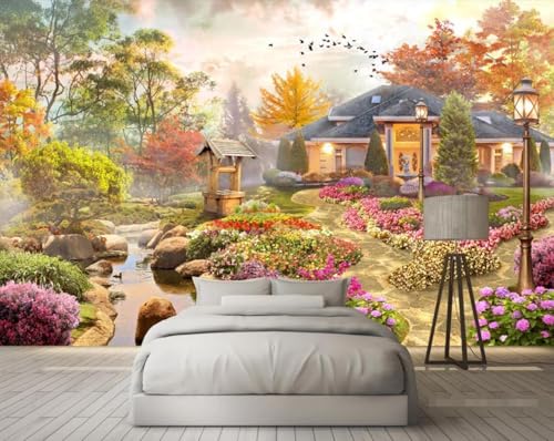 Fototapete 3D Effekt Tapete Gartenhäuser 310x250cm Tapeten Vliestapete Wandbilder Schlafzimmer Wanddeko Kinderzimmer Wohnzimmer -MIWEI Wallpaper-ZXY-11354 Fototapete 3D Effekt Tapete Gartenhäuser 310x250cm Tapeten Vliestapete Wandbilder Schlafzimmer Wanddeko Kinderzimmer Wohnzimmer -MIWEI Wallpaper-ZXY-11354 von MIWEI Wallpaper