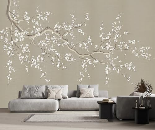 Fototapete 3D Effekt Tapete Vintage Blumen Zen Tapeten Vliestapete Wandbilder Schlafzimmer Wanddeko Wohnzimmer -MW251812-350cmx256cm Fototapete 3D Effekt Tapete Vintage Blumen Zen Tapeten Vliestapete Wandbilder Schlafzimmer Wanddeko Wohnzimmer -MW251812-350cmx256cm von MIWEI Wallpaper
