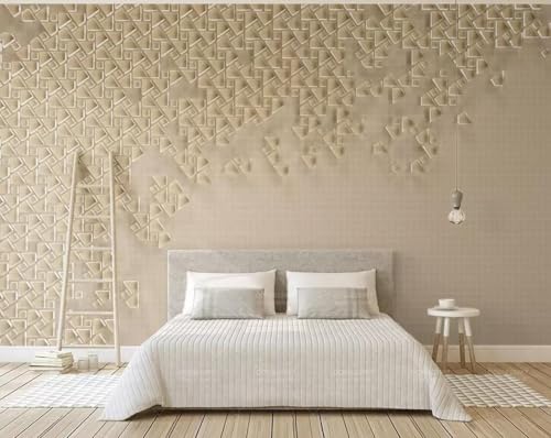 Tapete Fototapete Transparenter Kristall Glas Vliestapete Tapeten 3D Effekt Wohnzimmer Schlafzimmer Wanddeko -KX03517, 400x280cm von MIWEI Wallpaper