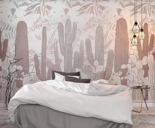 Tapete Fototapete Abstrakte Idyllische Kaktus Retro Vliestapete Tapeten 3D Effekt Wohnzimmer Schlafzimmer Wanddeko -KX13768, 400x280cm Tapete Fototapete Abstrakte Idyllische Kaktus Retro Vliestapete Tapeten 3D Effekt Wohnzimmer Schlafzimmer Wanddeko -KX13768, 400x280cm von MIWEI Wallpaper