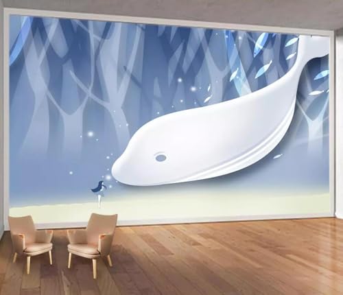 Tapete Fototapete Blaue Traum Mädchen Fisch Vliestapete Tapeten 3D Effekt Wohnzimmer Schlafzimmer Wanddeko -KX12741, 400x255cm Tapete Fototapete Blaue Traum Mädchen Fisch Vliestapete Tapeten 3D Effekt Wohnzimmer Schlafzimmer Wanddeko -KX12741, 400x255cm von MIWEI Wallpaper