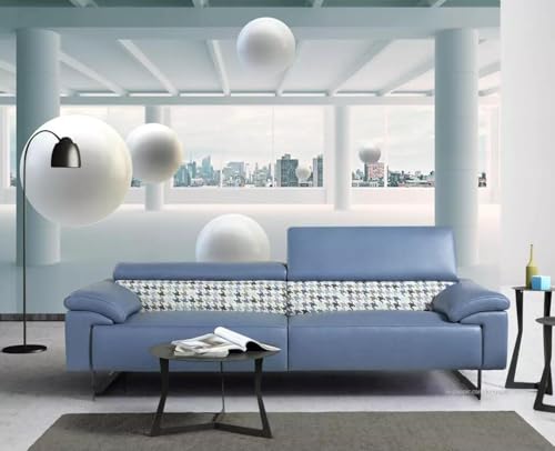 Tapete Fototapete Kugel Abstrakte Architektur Vliestapete Tapeten 3D Effekt Wohnzimmer Schlafzimmer Wanddeko -KX11442, 300x210cm von MIWEI Wallpaper