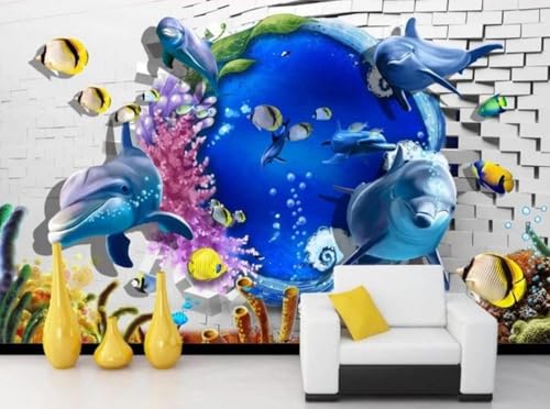 Tapete Fototapete Kunst Der Meereswelt Vliestapete Tapeten 3D Effekt Wohnzimmer Schlafzimmer Wanddeko -KX14627, 250x175cm Tapete Fototapete Kunst Der Meereswelt Vliestapete Tapeten 3D Effekt Wohnzimmer Schlafzimmer Wanddeko -KX14627, 250x175cm von MIWEI Wallpaper
