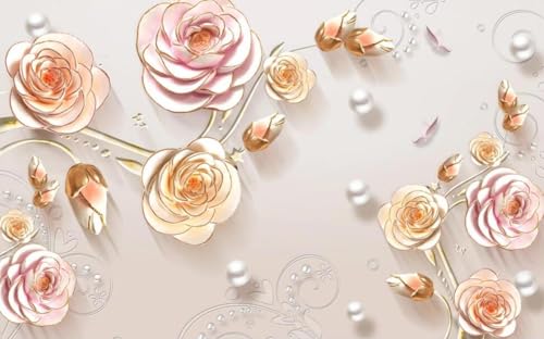 Tapete Fototapete Relief Blumen Einfachheit Vliestapete Tapeten 3D Effekt Wohnzimmer Schlafzimmer Wanddeko -KX11807, 430x300cm Tapete Fototapete Relief Blumen Einfachheit Vliestapete Tapeten 3D Effekt Wohnzimmer Schlafzimmer Wanddeko -KX11807, 430x300cm von MIWEI Wallpaper