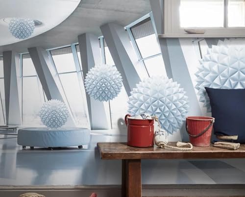 Tapete Fototapete Stereokugelbauraum Vliestapete Tapeten 3D Effekt Wohnzimmer Schlafzimmer Wanddeko -KX15098, 350x250cm von MIWEI Wallpaper