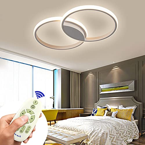 MIWOOHO LED Deckenlampe 54W Dimmbar Deckenleuchte Wohnzimmer Lampe Modern Deckenleuchten Schlafzimmer Wandlampe Küche Leuchte von MIWOOHO