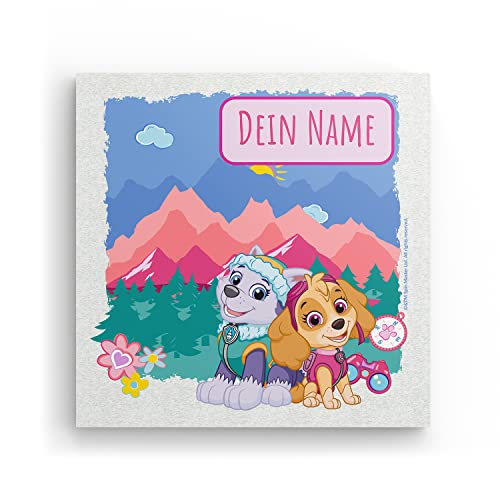MIXPIX® – PAW Patrol Skye Everest Adventure 20x20cm Fotokacheln Personalisiert Mit Namen – Geburtstagsgeschenk für Kinder – Drucke mit Wiederverwendbaren Klebepads von MIXPIX